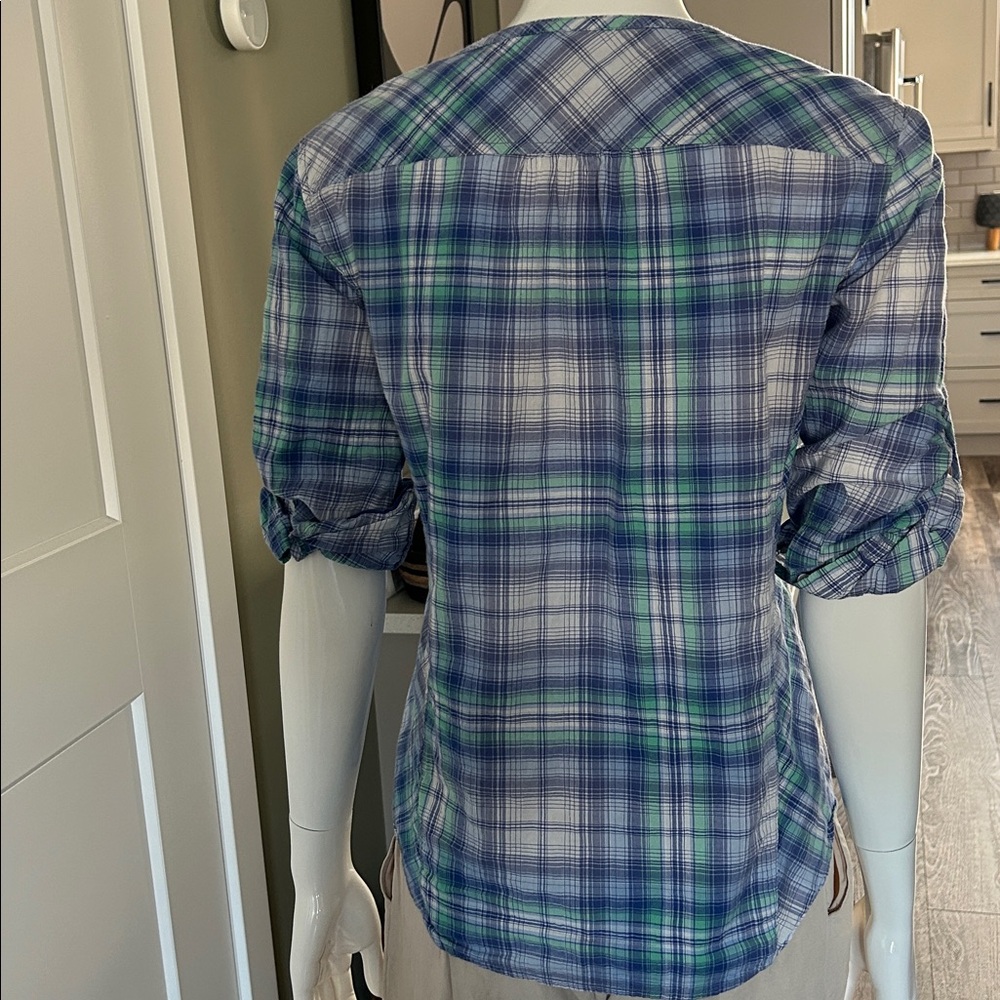 C&C California Plaid Henley Top - Picture 9 of 12